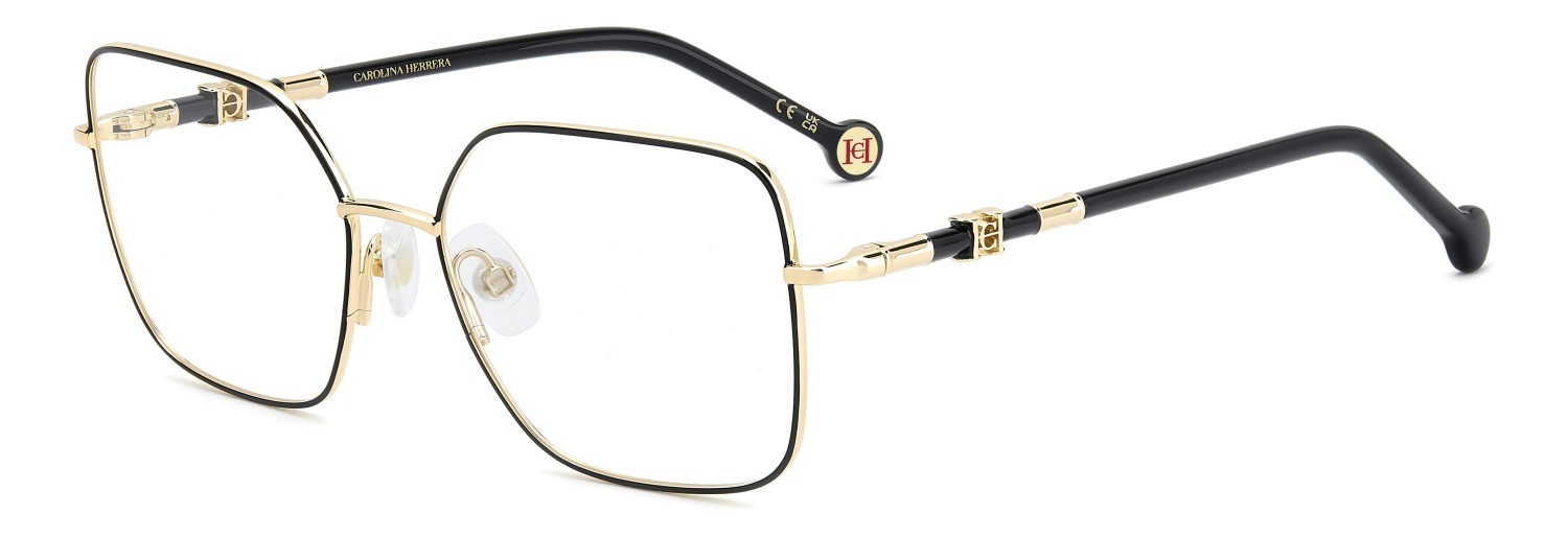 Occhiali da vista Carolina Herrera Her 0354 110225 RHL colore gold black 2 forma quadrato 