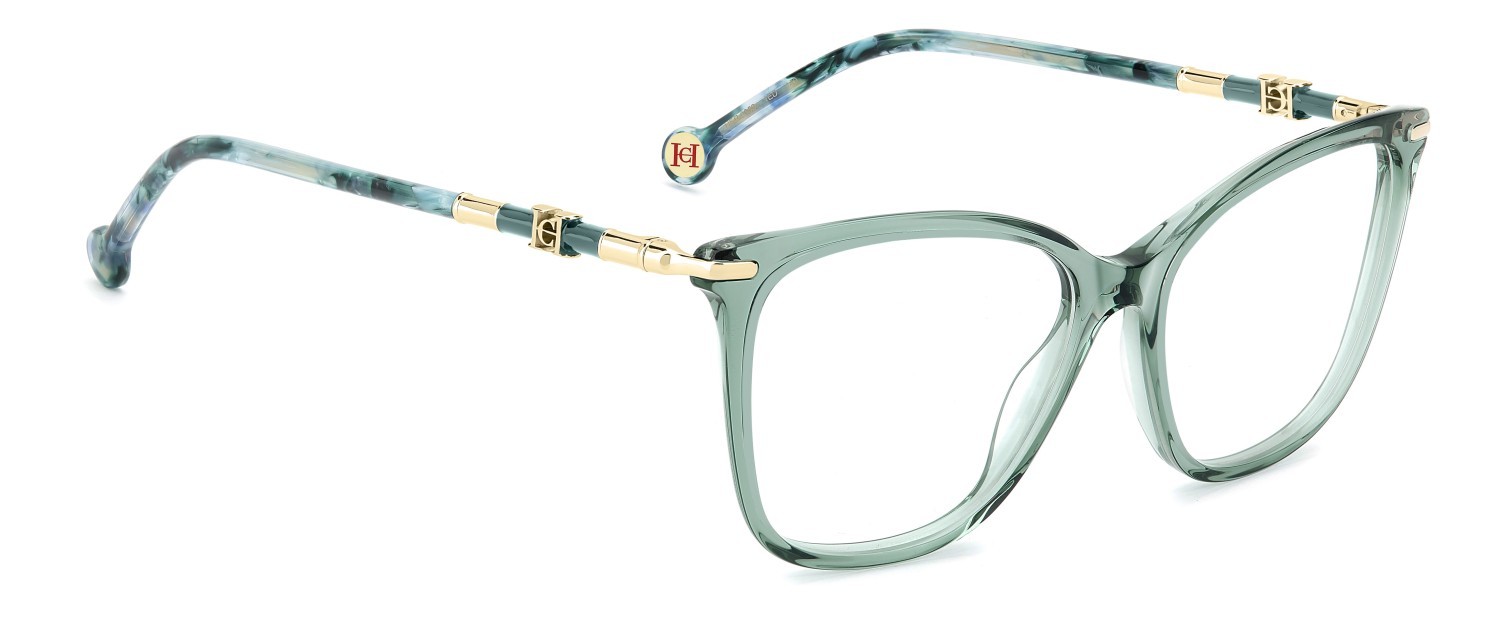 Occhiali da vista Carolina Herrera Her 0353 110230 1ED colore green forma cat eye 