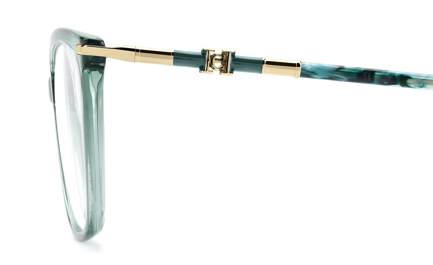 Occhiali da vista Carolina Herrera Her 0353 110230 1ED colore green forma cat eye 