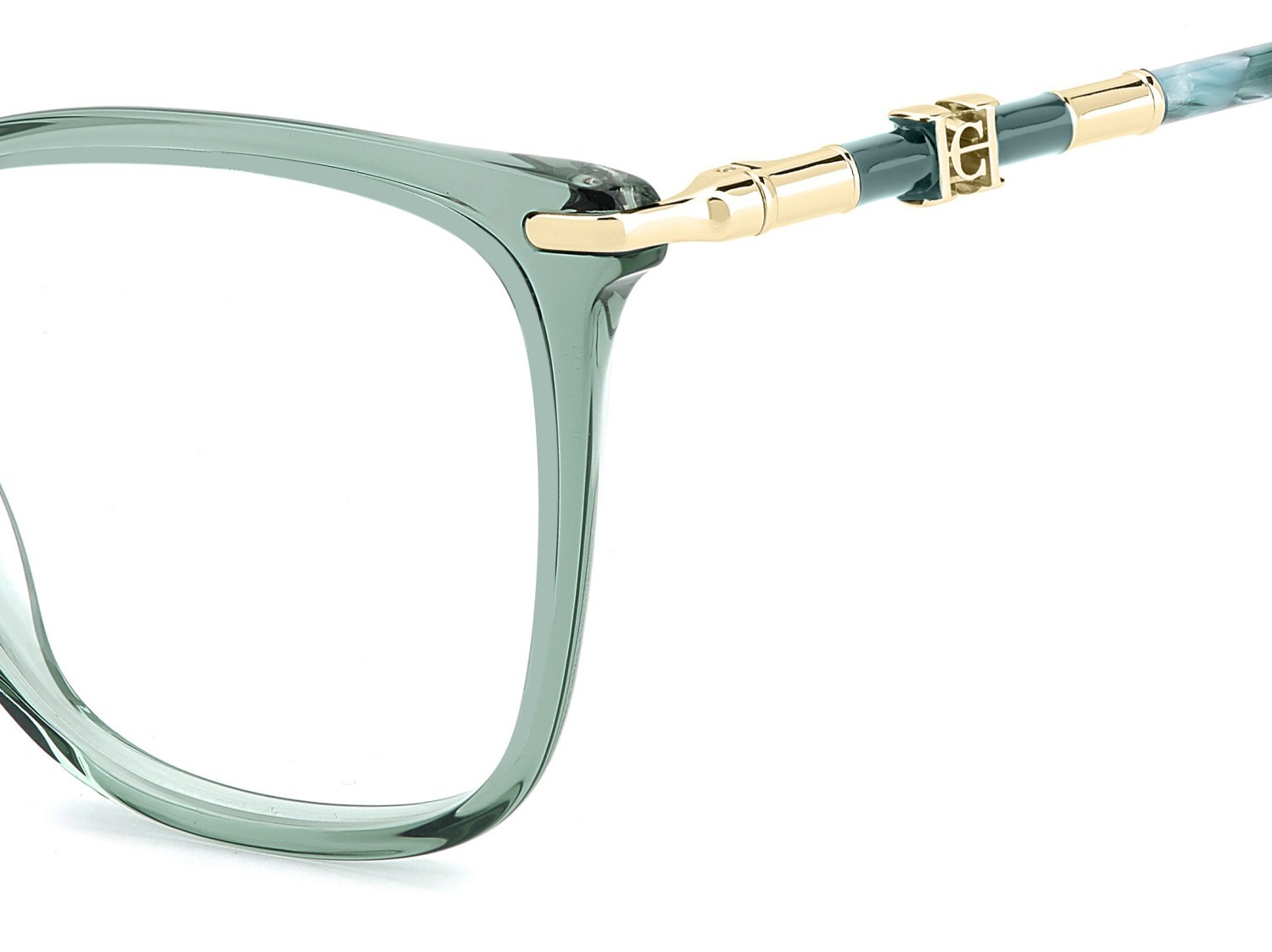 Occhiali da vista Carolina Herrera Her 0353 110230 1ED colore green forma cat eye 
