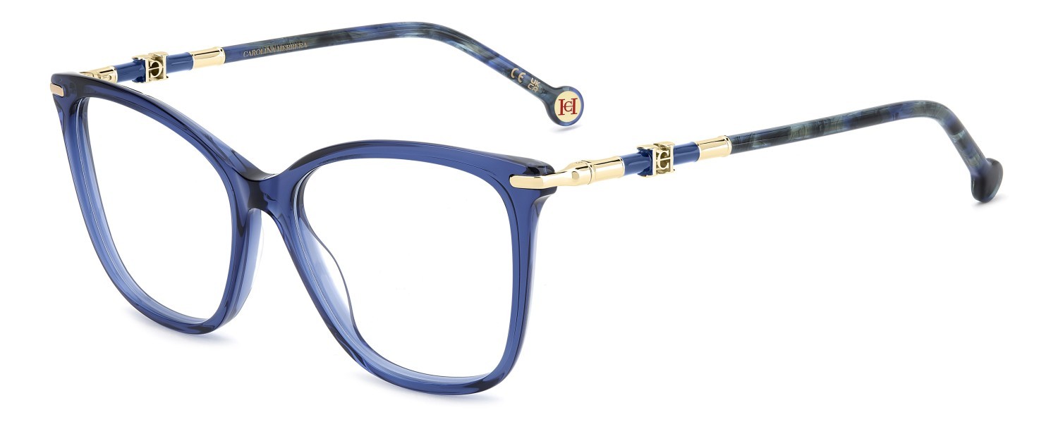 Occhiali da vista Carolina Herrera Her 0353 110230 PJP colore blue forma cat eye 