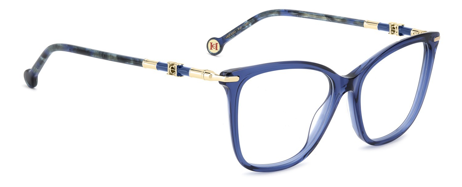 Occhiali da vista Carolina Herrera Her 0353 110230 PJP colore blue forma cat eye 