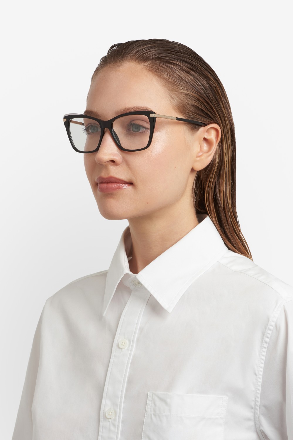 Occhiali da vista Marc Jacobs 871 110231 08A colore black grey forma cat eye 