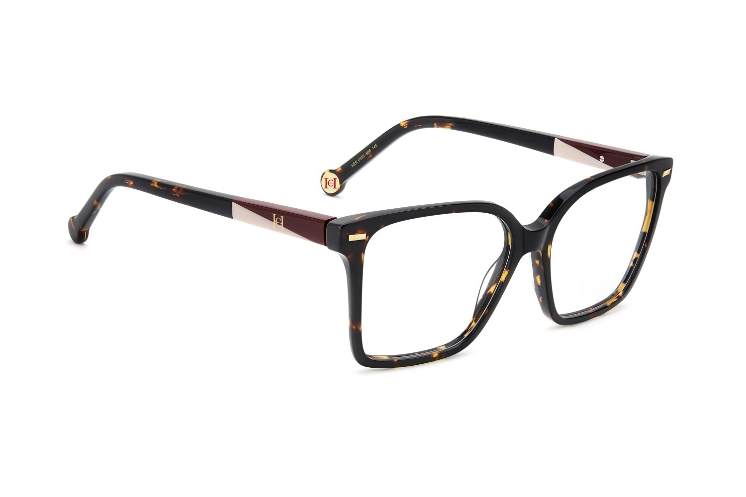 Occhiali da vista Carolina Herrera Her 0335 110235 086 colore havana forma quadrato 