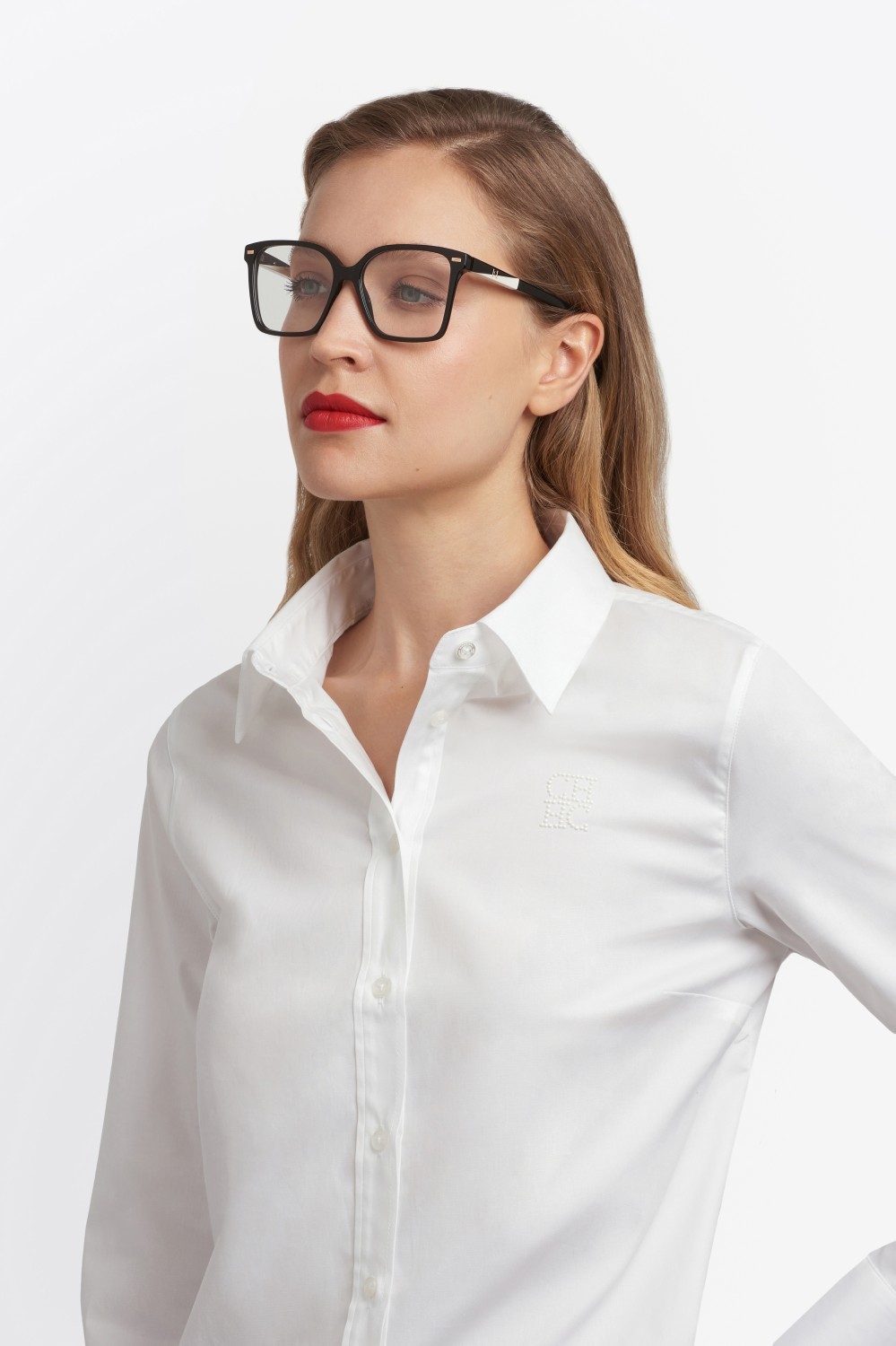 Occhiali da vista Carolina Herrera Her 0335 110235 807 colore black forma quadrato 
