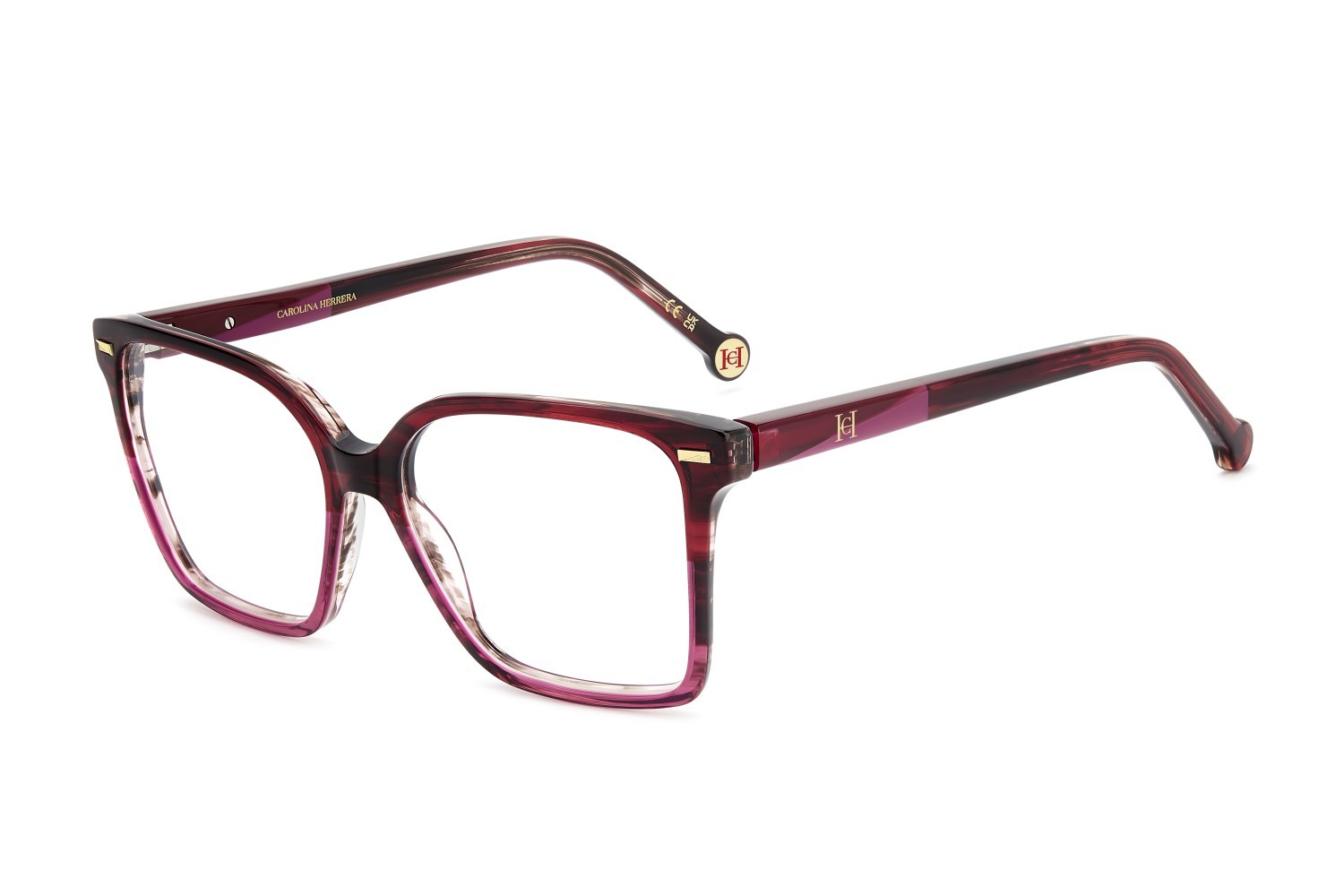 Occhiali da vista Carolina Herrera Her 0335 110235 S2Y colore pink red horn forma quadrato 
