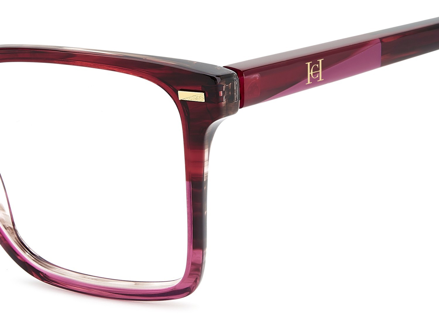 Occhiali da vista Carolina Herrera Her 0335 110235 S2Y colore pink red horn forma quadrato 