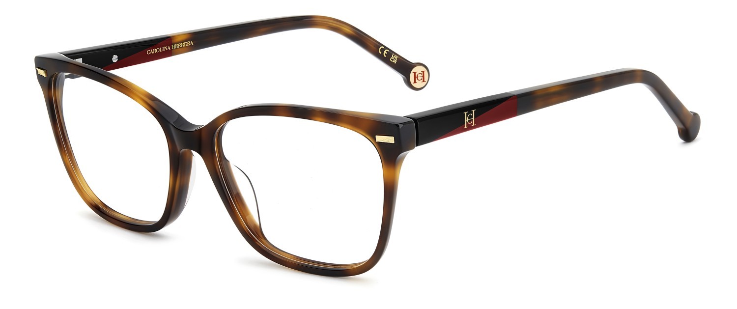 Occhiali da vista Carolina Herrera Her 0336/G 110236 086 colore havana forma cat eye 