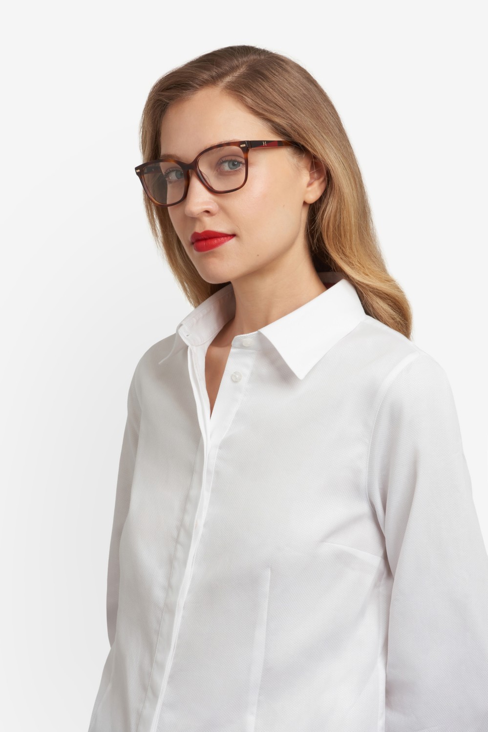Occhiali da vista Carolina Herrera Her 0336/G 110236 086 colore havana forma cat eye 