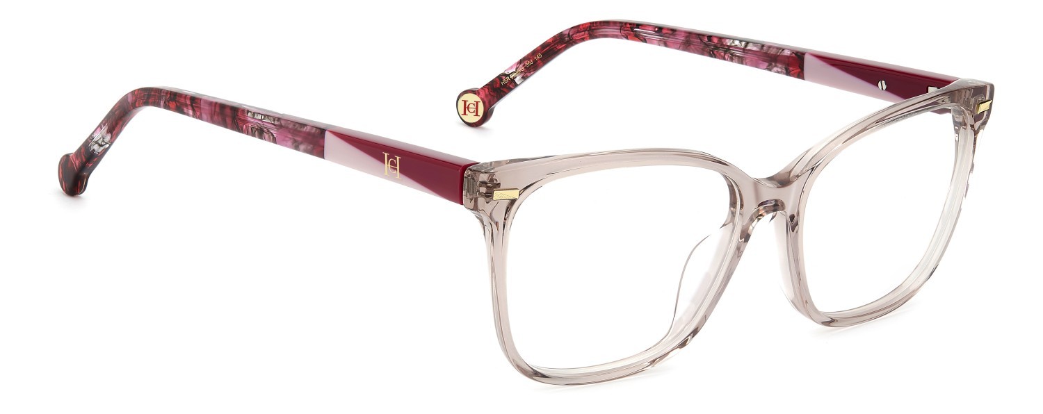 Occhiali da vista Carolina Herrera Her 0336/G 110236 35J colore pink forma cat eye 