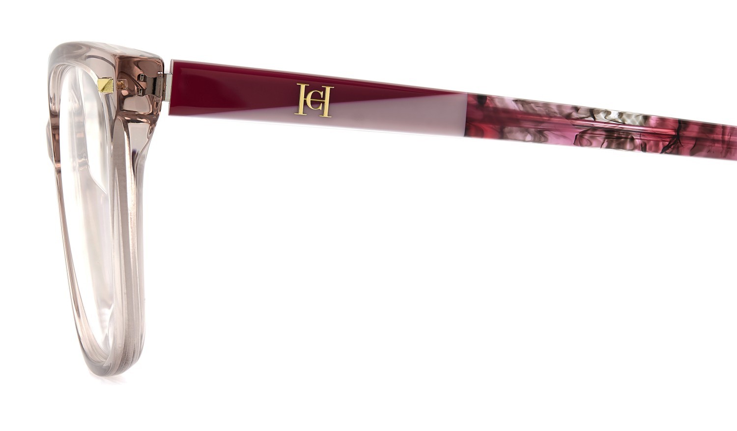 Occhiali da vista Carolina Herrera Her 0336/G 110236 35J colore pink forma cat eye 