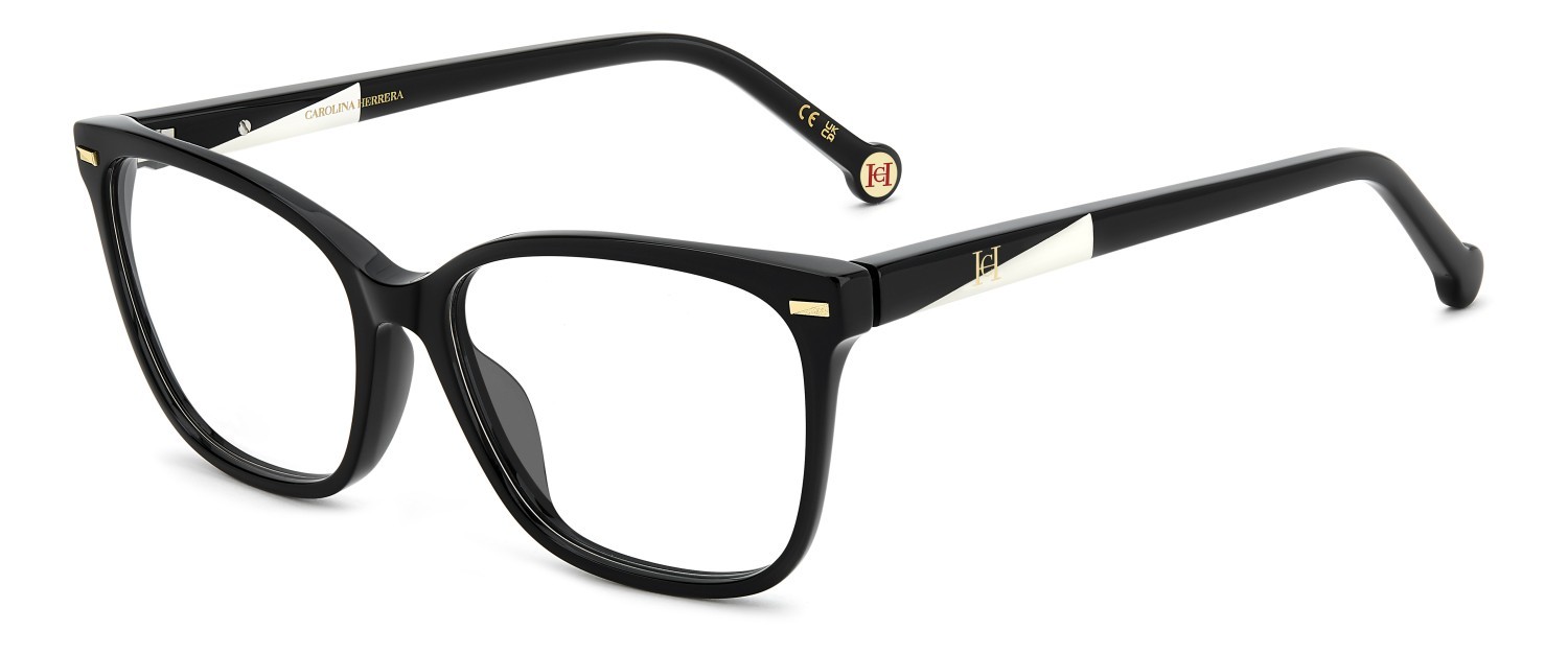 Occhiali da vista Carolina Herrera Her 0336/G 110236 807 colore black forma cat eye 