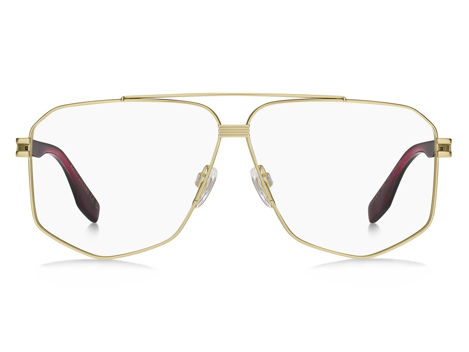 Occhiali da vista Marc Jacobs 874 110240 AOZ colore matte gold forma aviator 