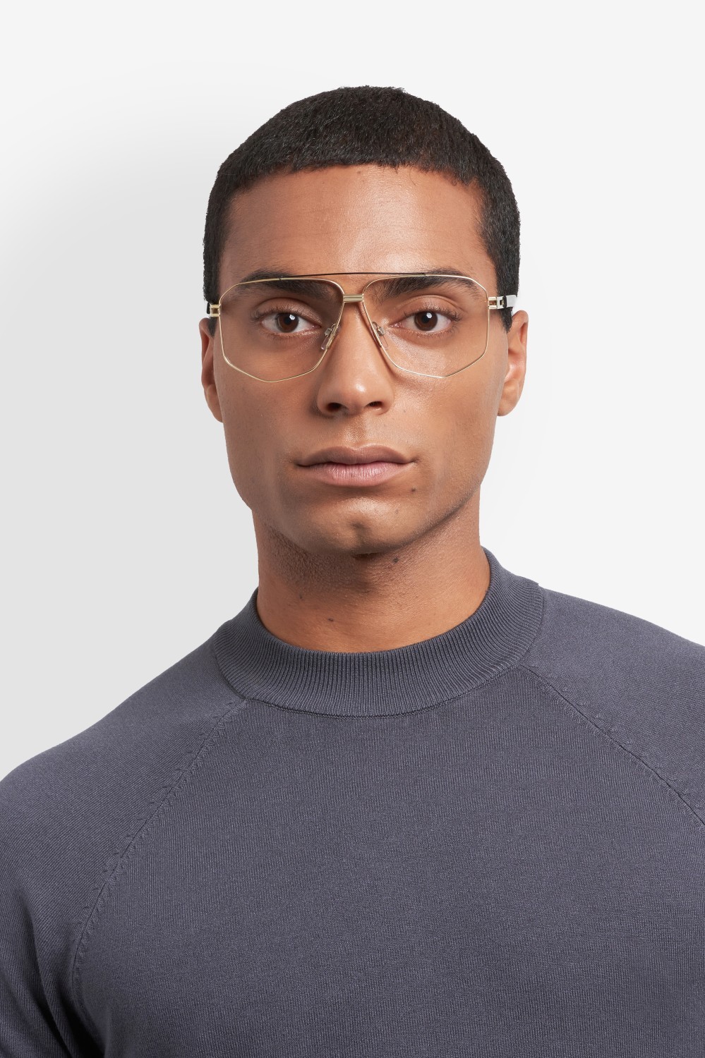 Occhiali da vista Marc Jacobs 874 110240 RHL colore gold black 2 forma aviator 