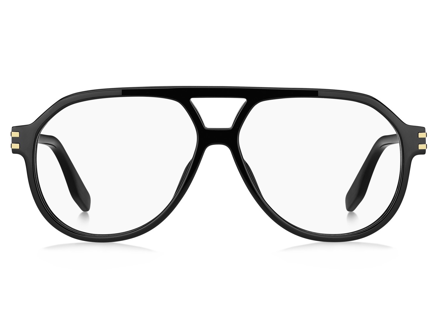 Occhiali da vista Marc Jacobs 880 110243 2M2 colore black gold forma aviator 
