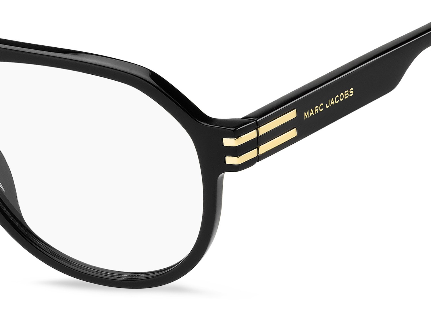 Occhiali da vista Marc Jacobs 880 110243 2M2 colore black gold forma aviator 