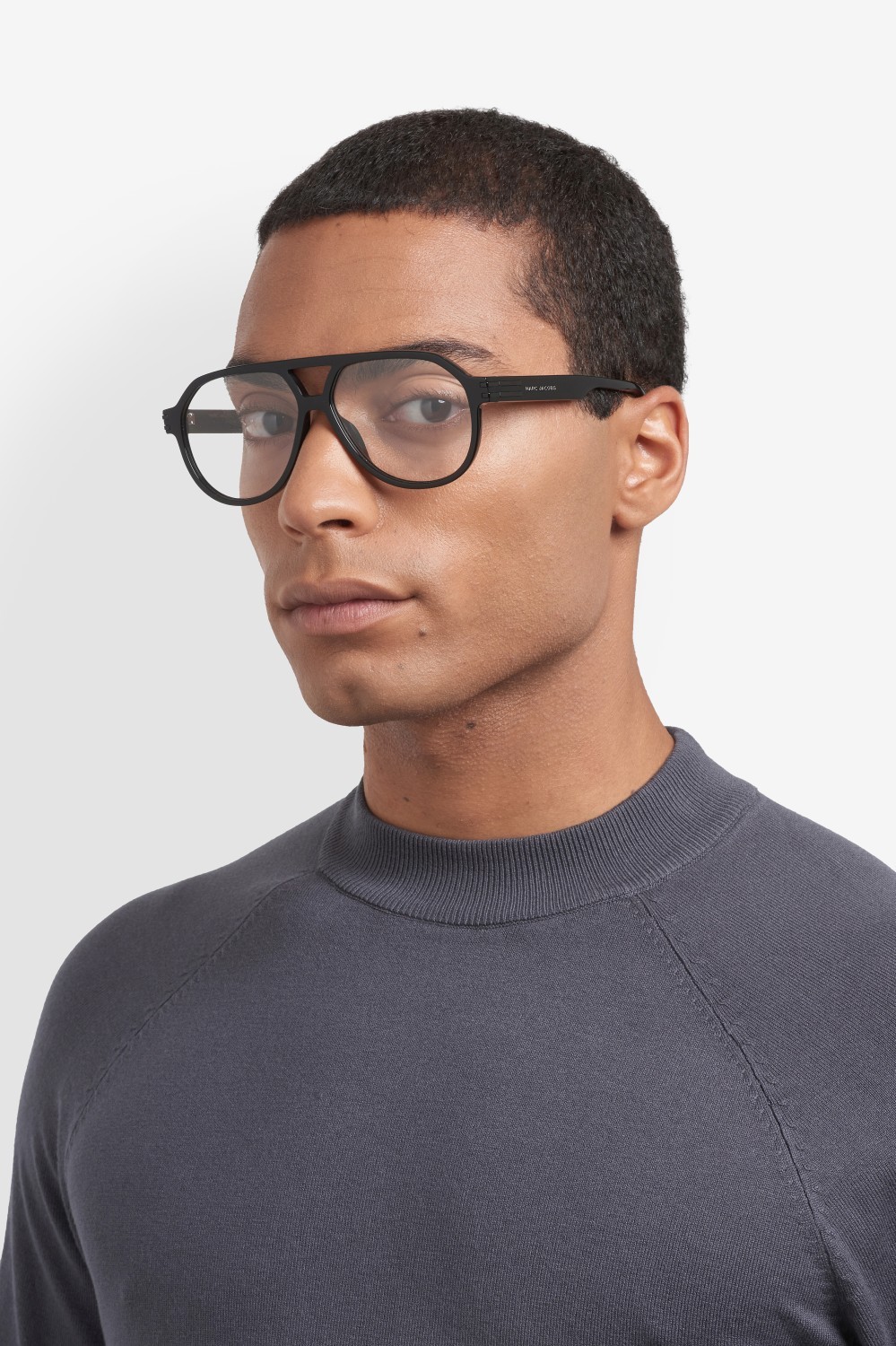 Occhiali da vista Marc Jacobs 880 110243 807 colore black forma aviator 