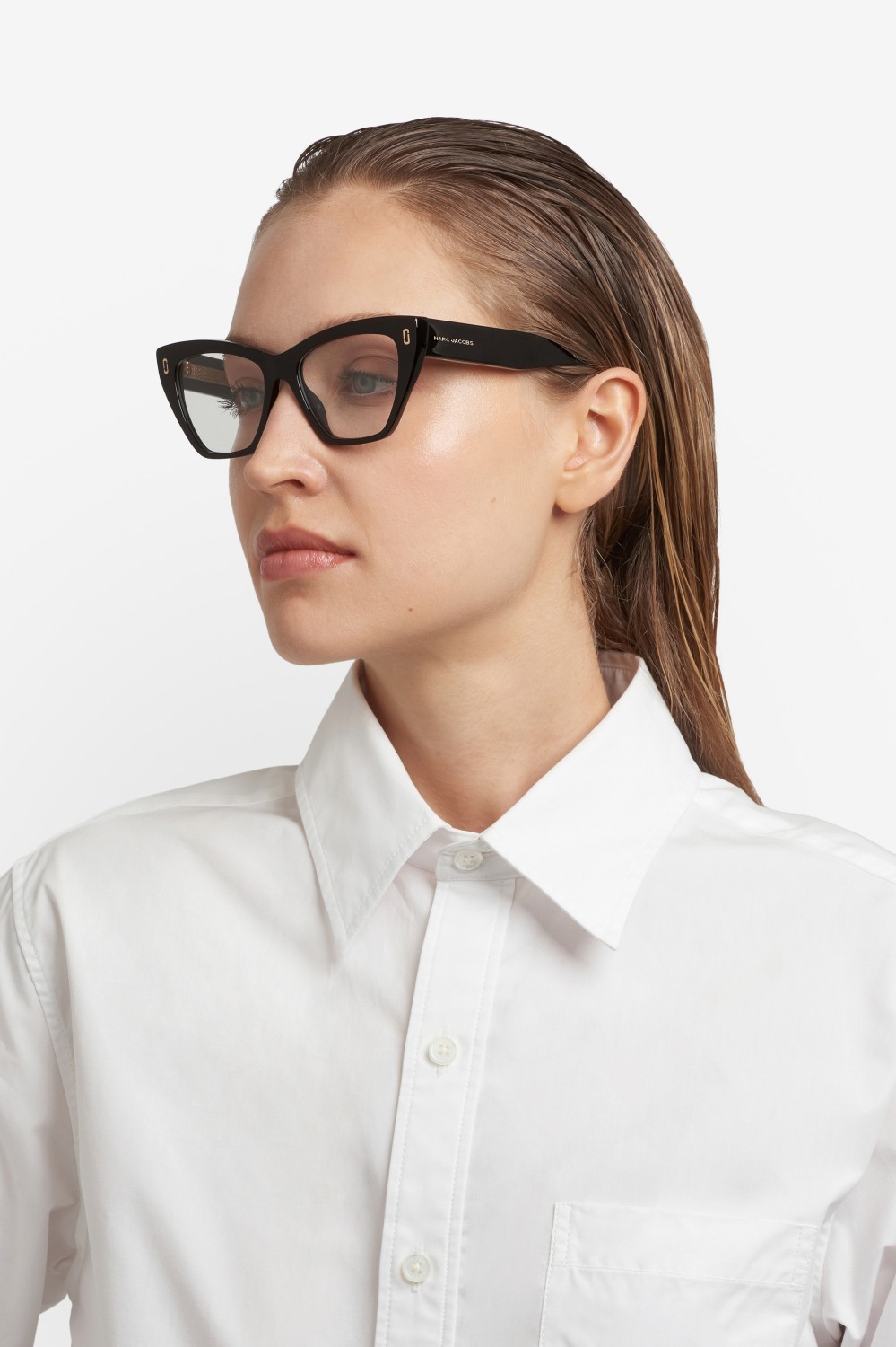 Occhiali da vista Marc Jacobs Mj 1129 110246 807 colore black forma cat eye 