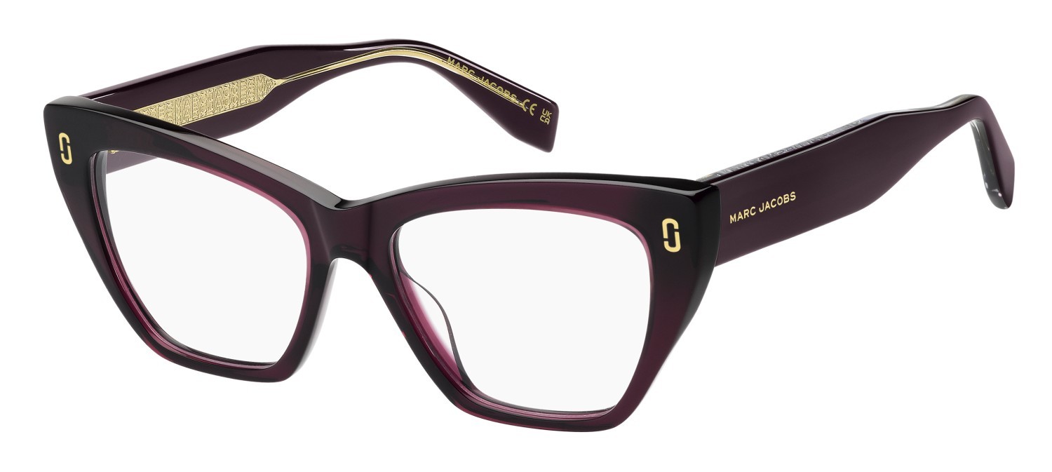 Occhiali da vista Marc Jacobs Mj 1129 110246 LHF colore burgundy 2 forma cat eye 