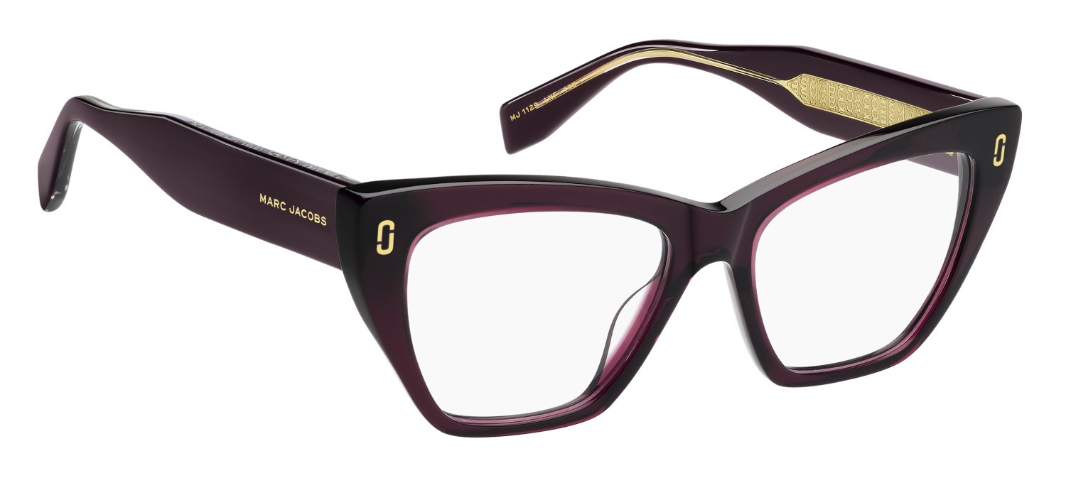 Occhiali da vista Marc Jacobs Mj 1129 110246 LHF colore burgundy 2 forma cat eye 