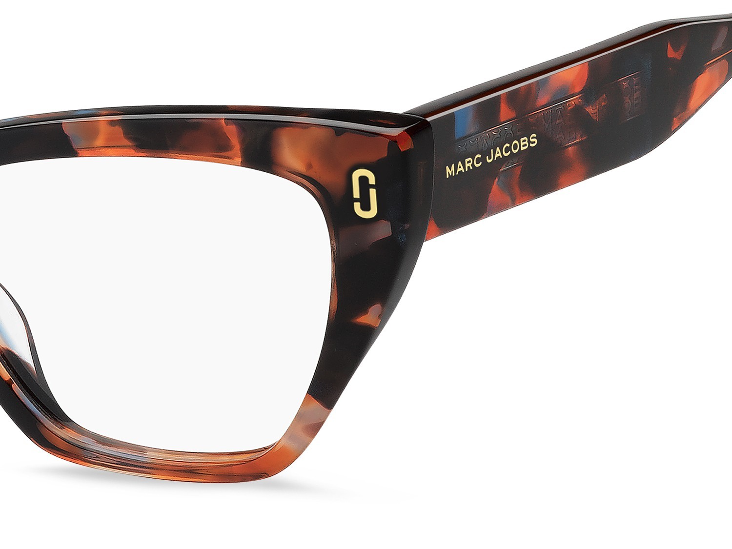 Occhiali da vista Marc Jacobs Mj 1129 110246 X8Q colore brown blue havana forma cat eye 