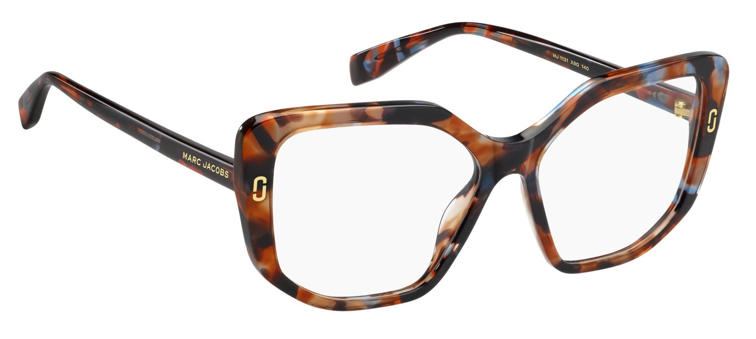Occhiali da vista Marc Jacobs Mj 1131 110248 X8Q colore brown blue havana forma quadrato 