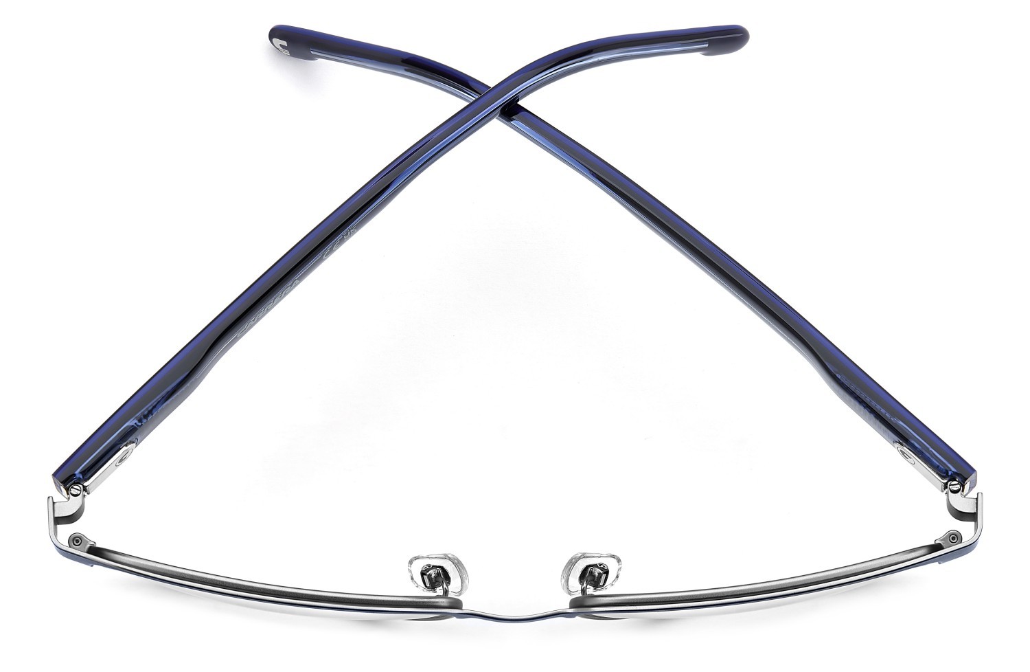 Eyeglasses Carrera 8923 110265 9T9 color matte ruthenium blue shape rectangle 
