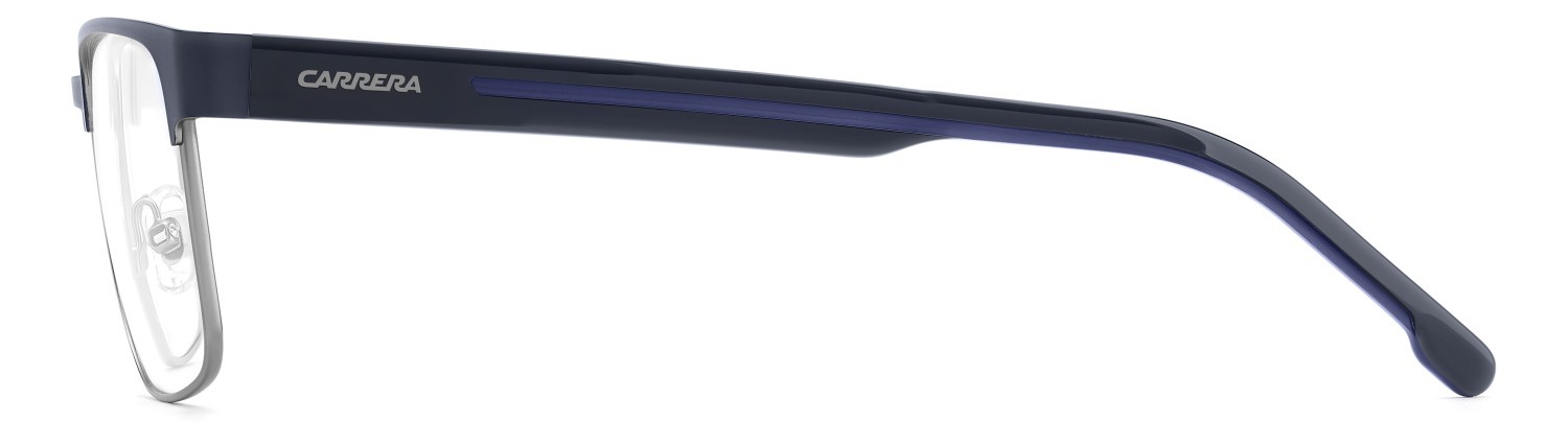 Eyeglasses Carrera 8923 110265 9T9 color matte ruthenium blue shape rectangle 