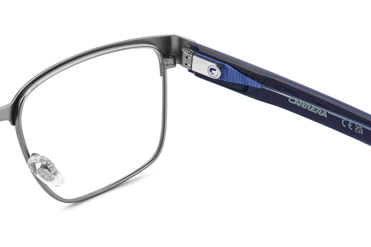 Eyeglasses Carrera 8923 110265 9T9 color matte ruthenium blue shape rectangle 