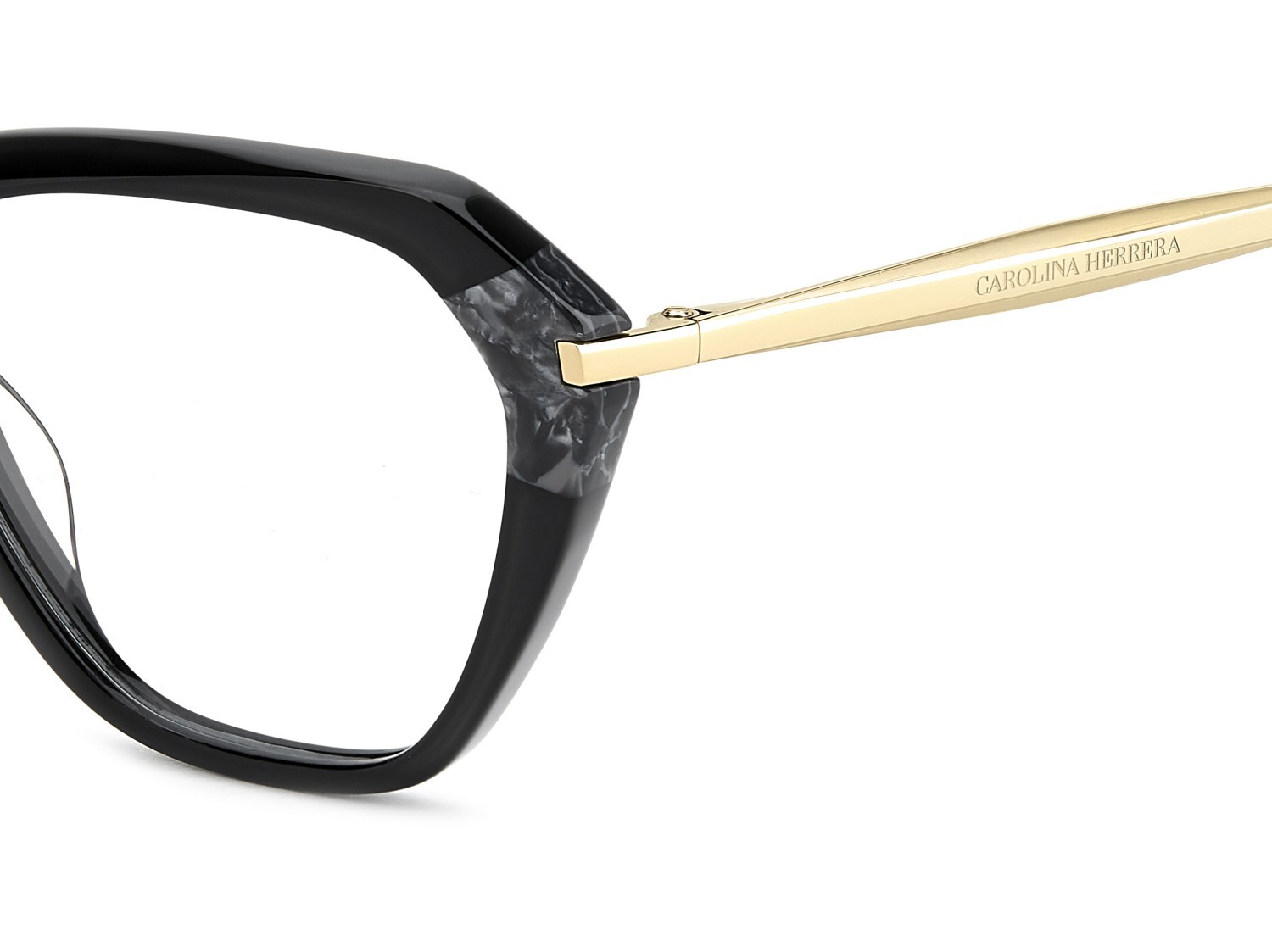 Occhiali da vista Carolina Herrera Her 0349 110275 807 colore black forma cat eye 