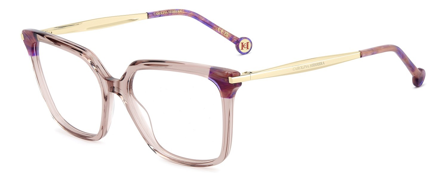 Occhiali da vista Carolina Herrera Her 0350 110277 35J colore pink forma quadrato 