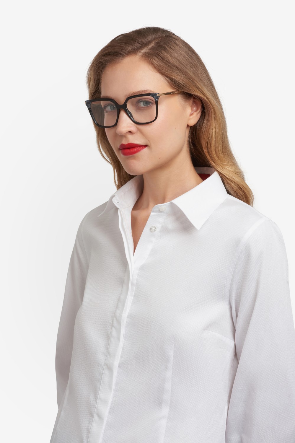Occhiali da vista Carolina Herrera Her 0350 110277 807 colore black forma quadrato 