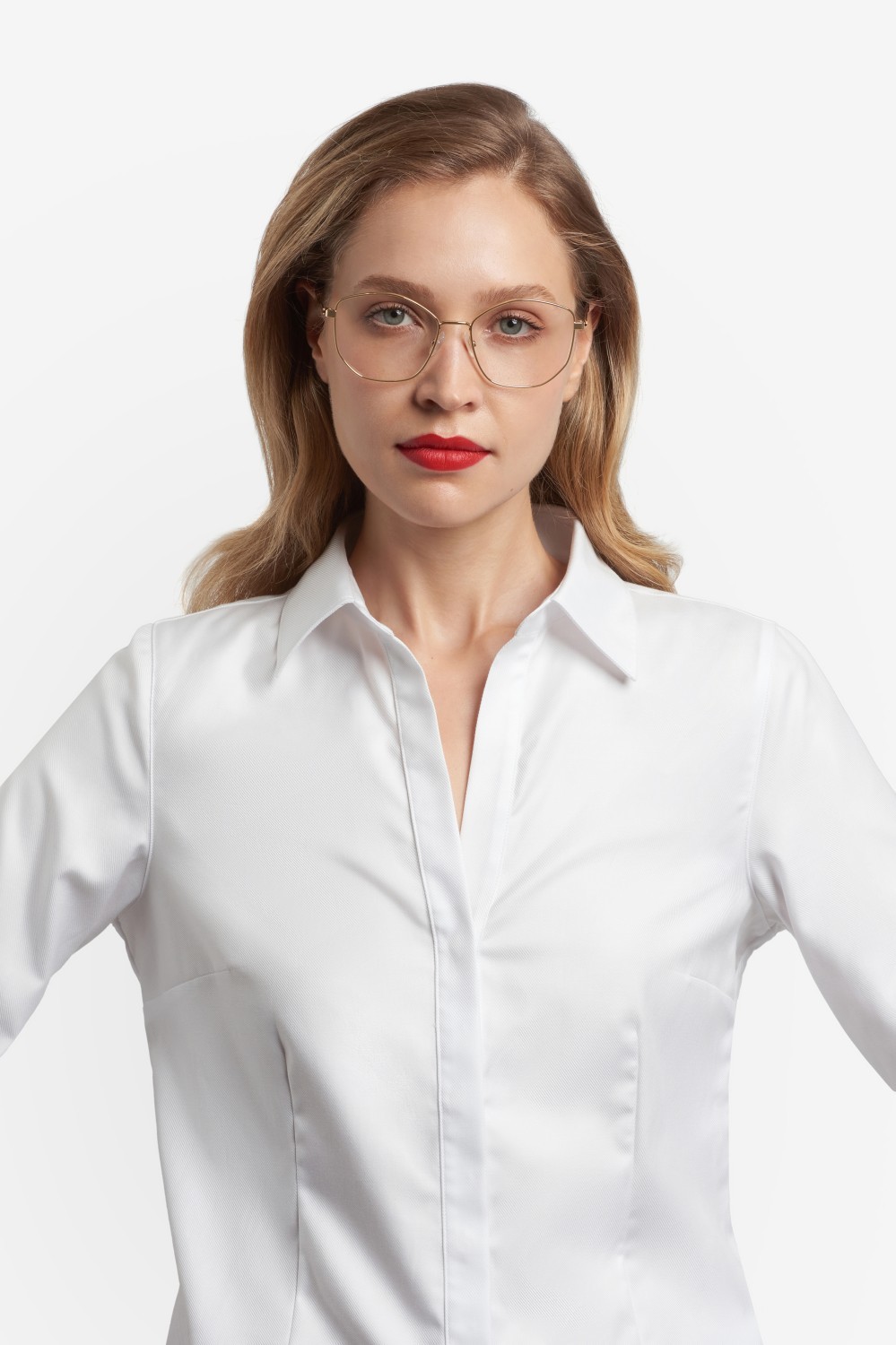 Occhiali da vista Carolina Herrera Her 0345 110278 000 colore rose gold forma quadrato 