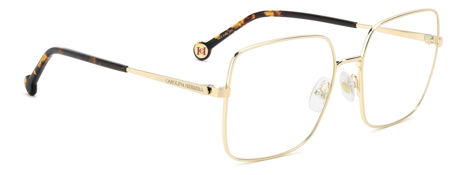 Occhiali da vista Carolina Herrera Her 0346 110279 000 colore rose gold forma quadrato 