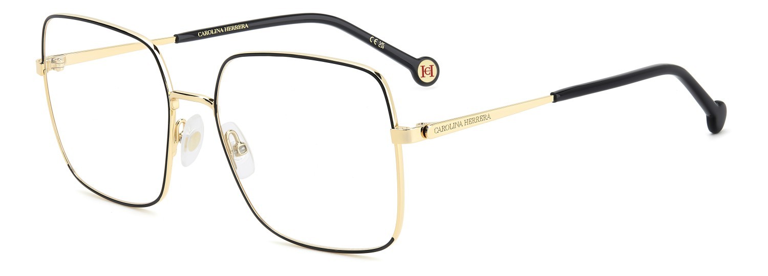 Occhiali da vista Carolina Herrera Her 0346 110279 RHL colore gold black 2 forma quadrato 