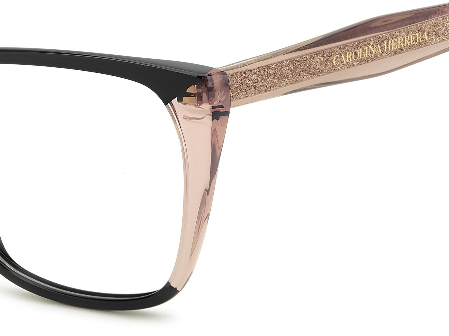 Eyeglasses Carolina Herrera Her 0341 110284 3H2 color black pink shape cat eye 