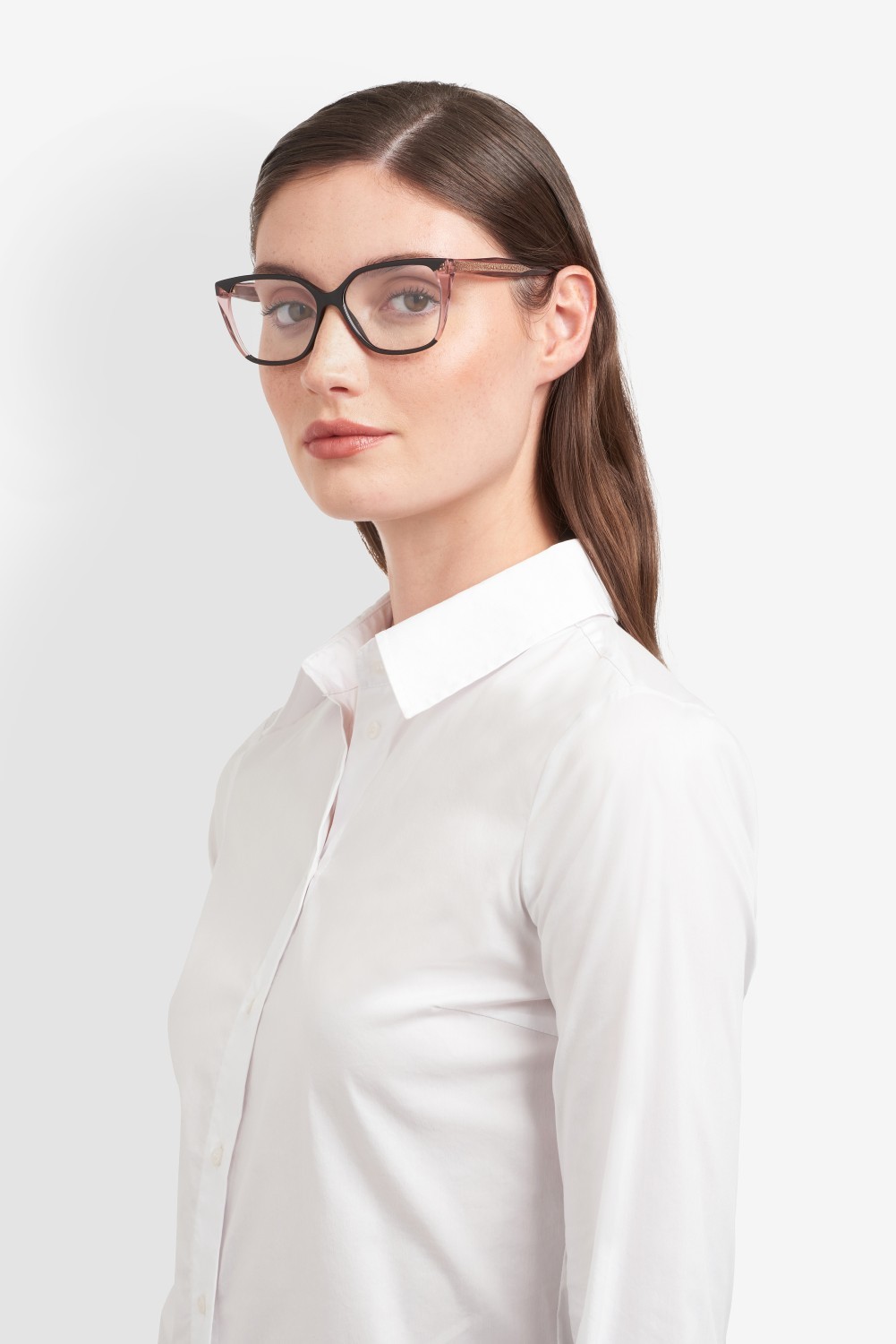 Eyeglasses Carolina Herrera Her 0341 110284 3H2 color black pink shape cat eye 