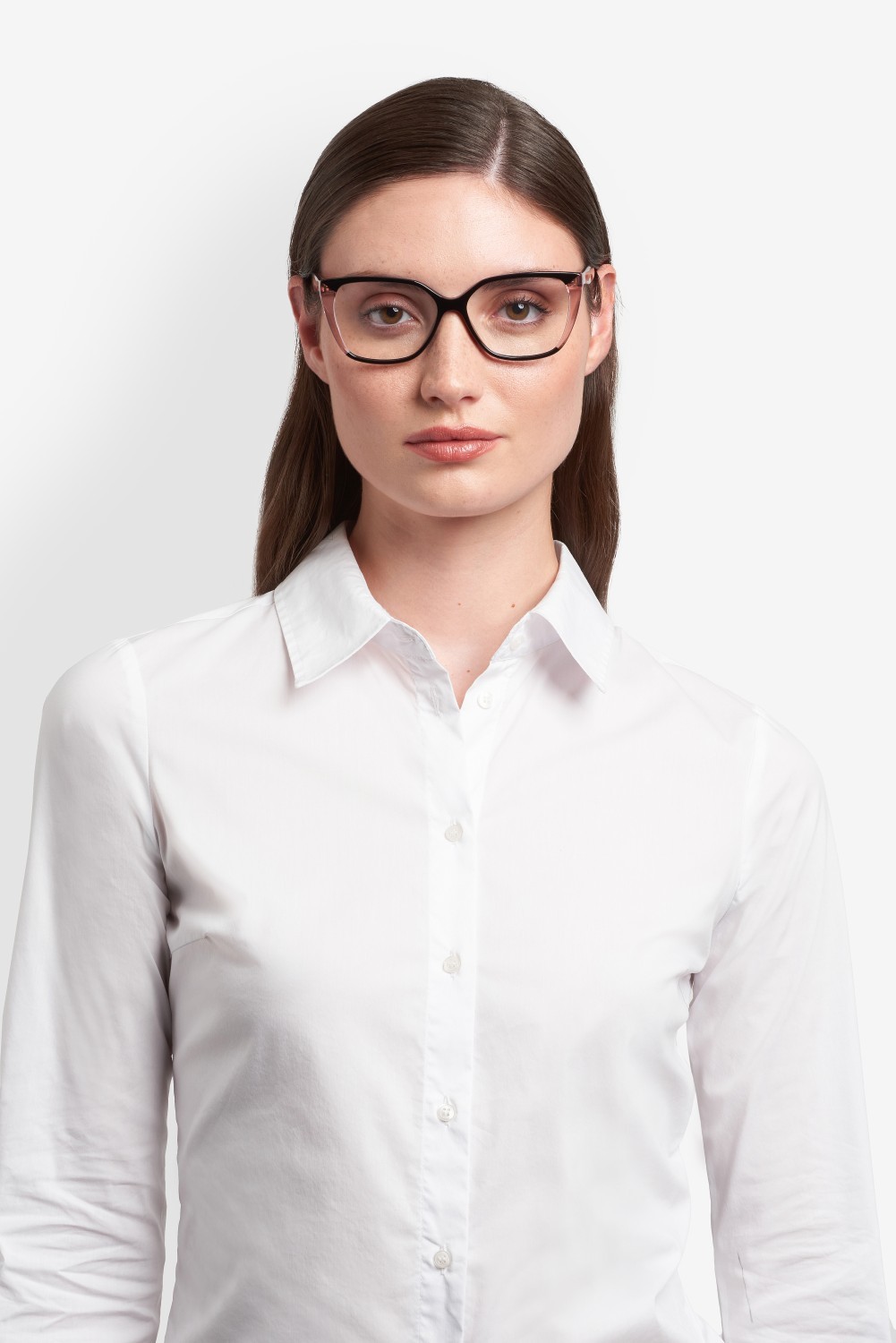 Eyeglasses Carolina Herrera Her 0341 110284 3H2 color black pink shape cat eye 