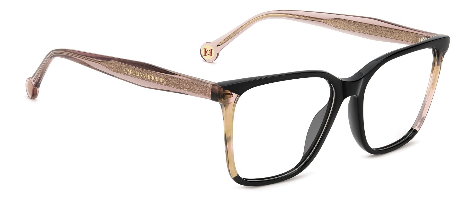 Occhiali da vista Carolina Herrera Her 0342 110285 2TB colore black pink havana forma quadrato 