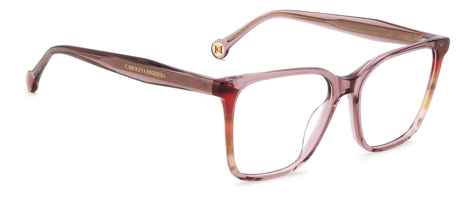 Occhiali da vista Carolina Herrera Her 0342 110285 35J colore pink forma quadrato 