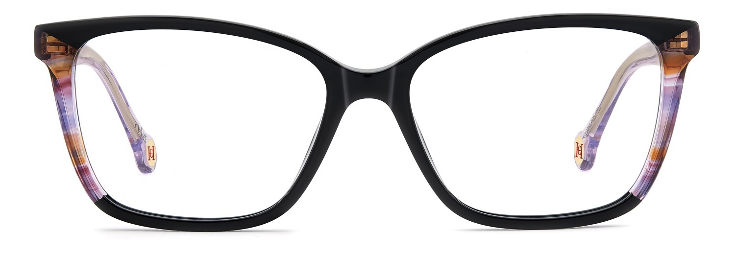 Eyeglasses Carolina Herrera Her 0343 110287 SDK color black multicolor shape rectangle 
