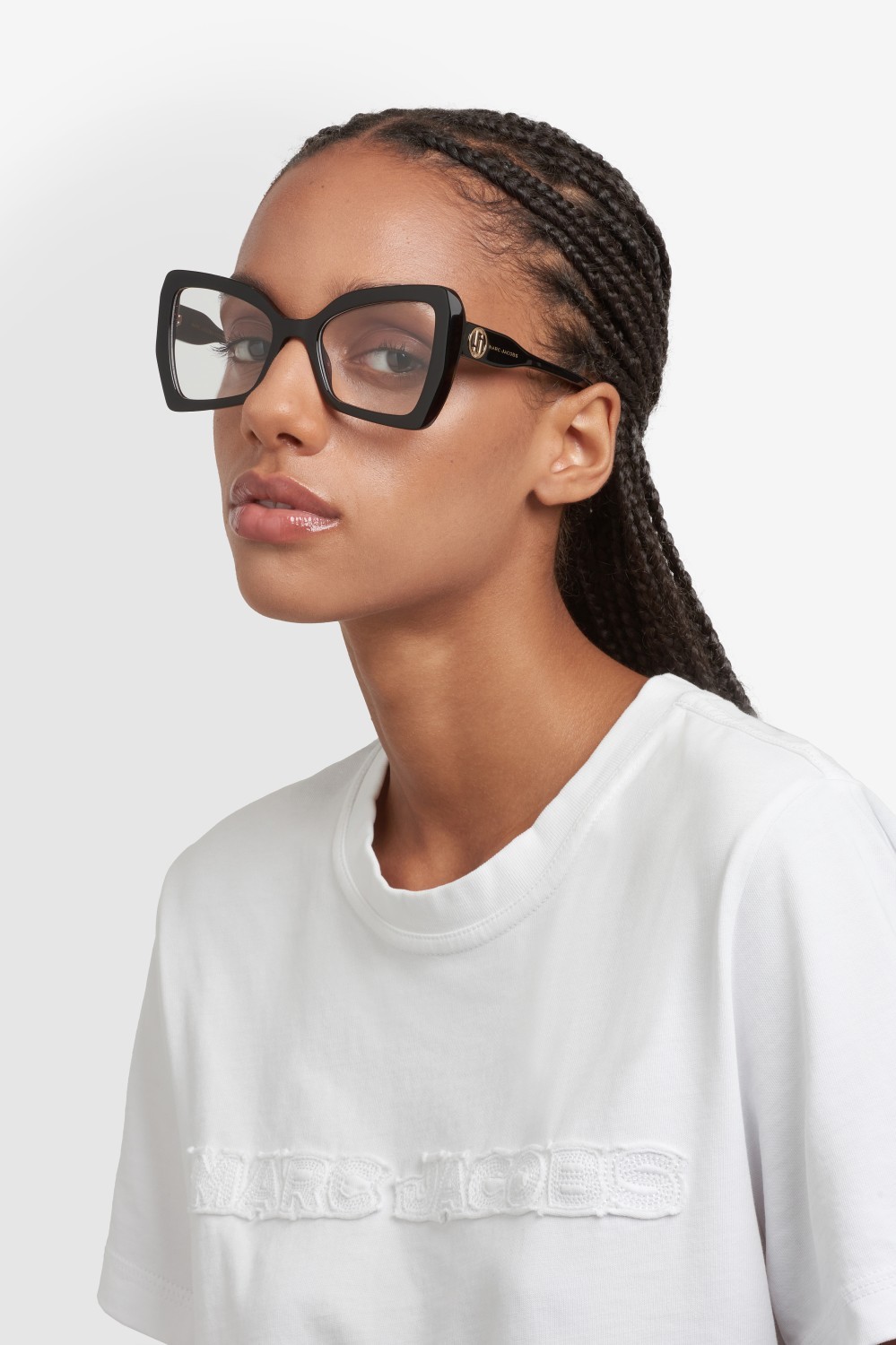 Occhiali da vista Marc Jacobs 854 110288 WR7 colore black havana forma farfalla 
