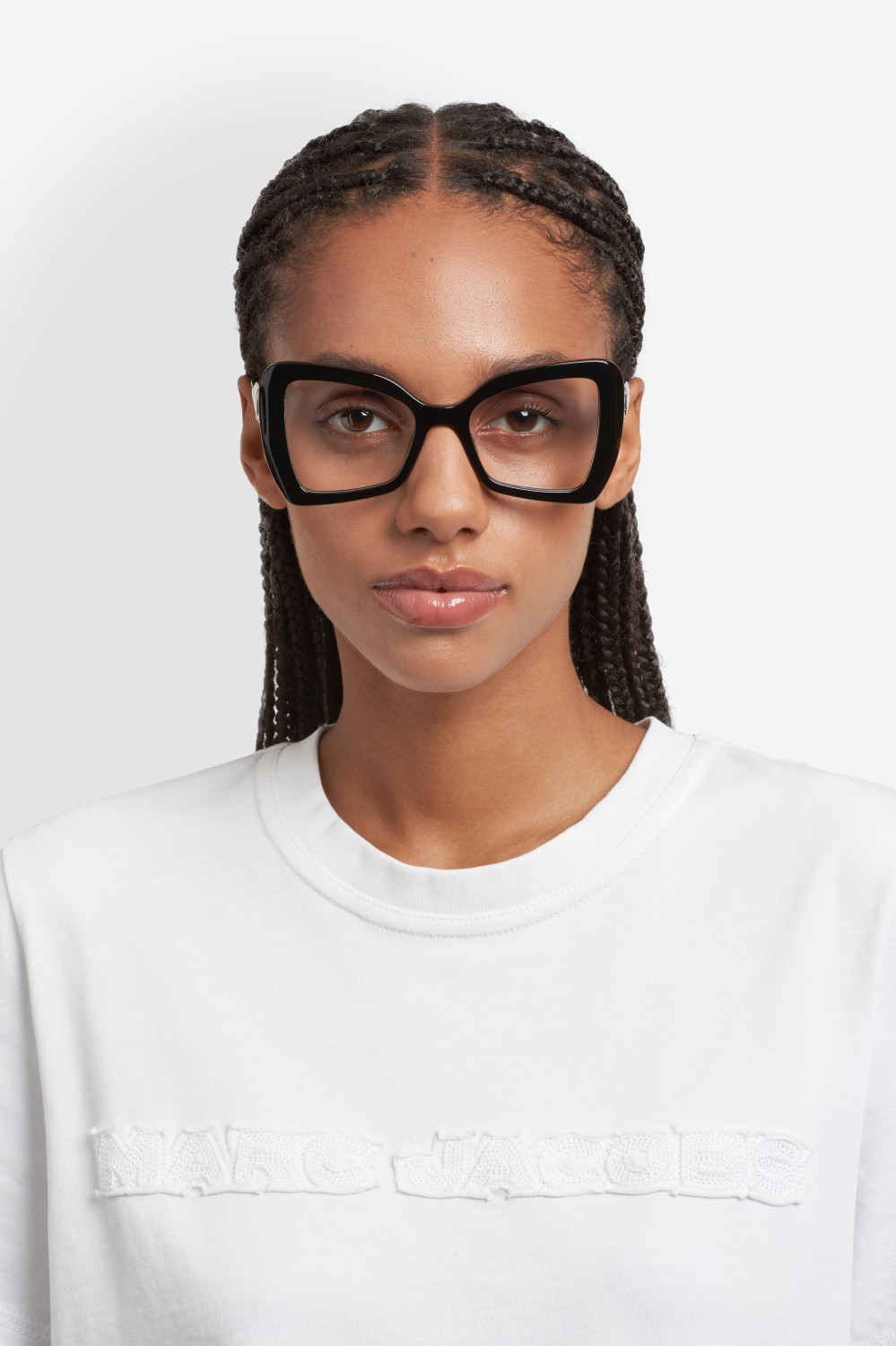 Occhiali da vista Marc Jacobs 854 110288 WR7 colore black havana forma farfalla 
