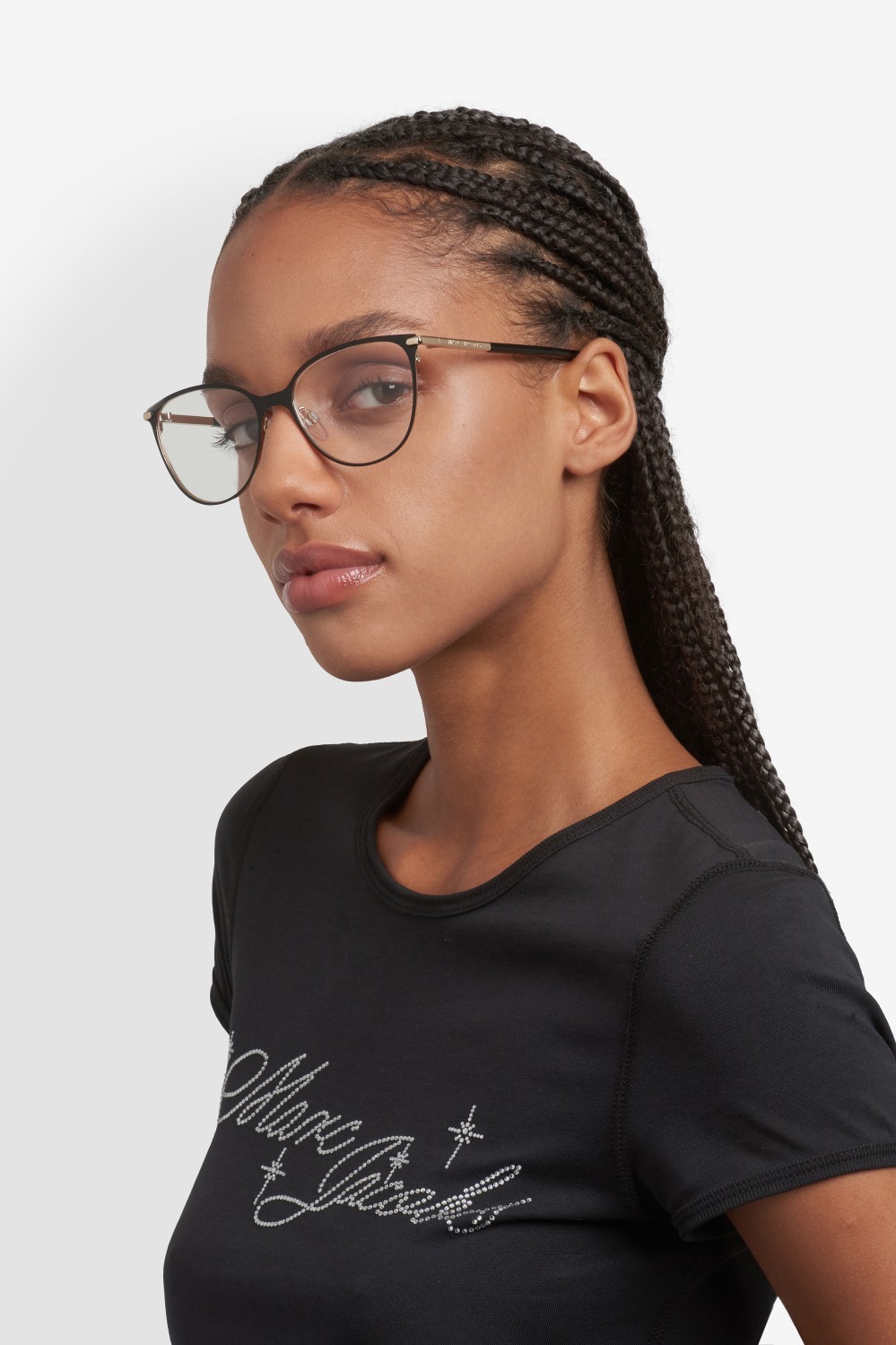 Occhiali da vista Marc Jacobs 869/G 110292 RHL colore gold black 2 forma cat eye 