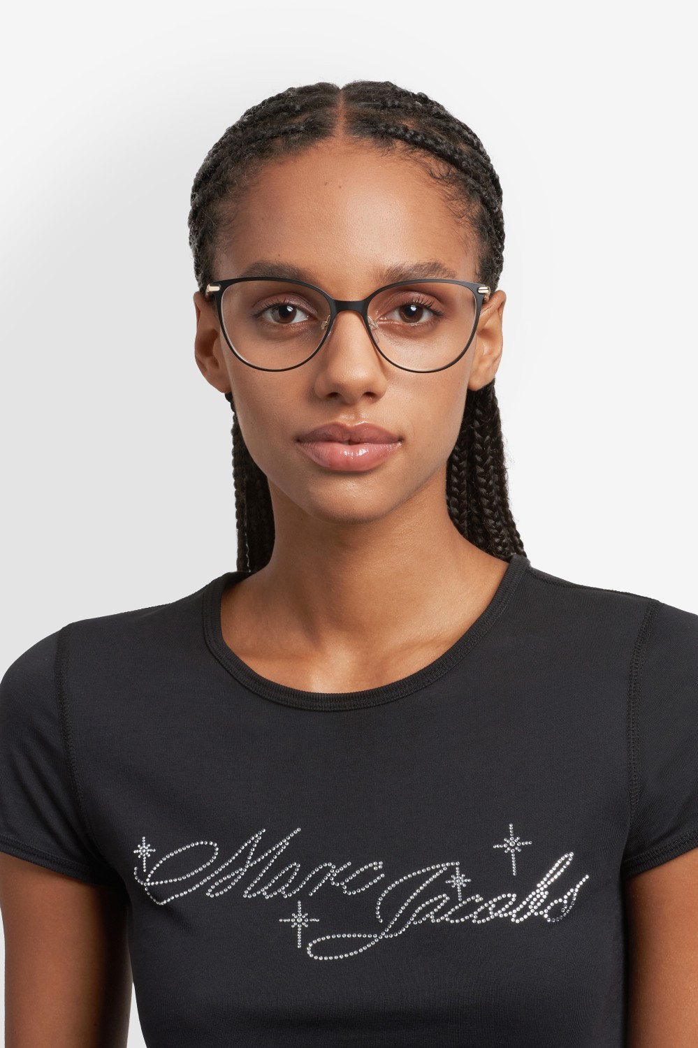 Occhiali da vista Marc Jacobs 869/G 110292 RHL colore gold black 2 forma cat eye 