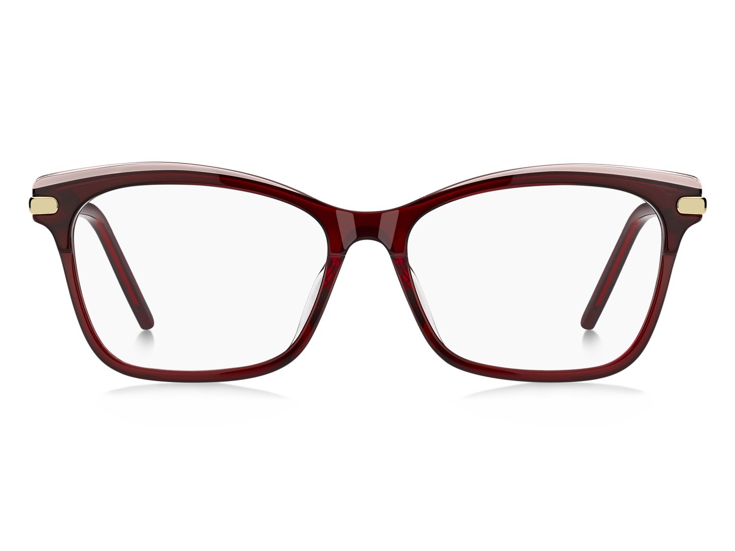 Occhiali da vista Marc Jacobs 872/G 110294 C19 colore burgundy nude forma cat eye 