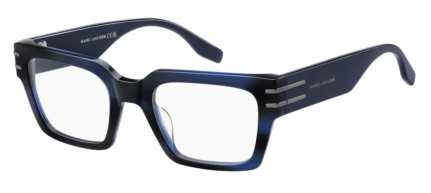 Eyeglasses Marc Jacobs 879 110295 38I color blue horn shape square 