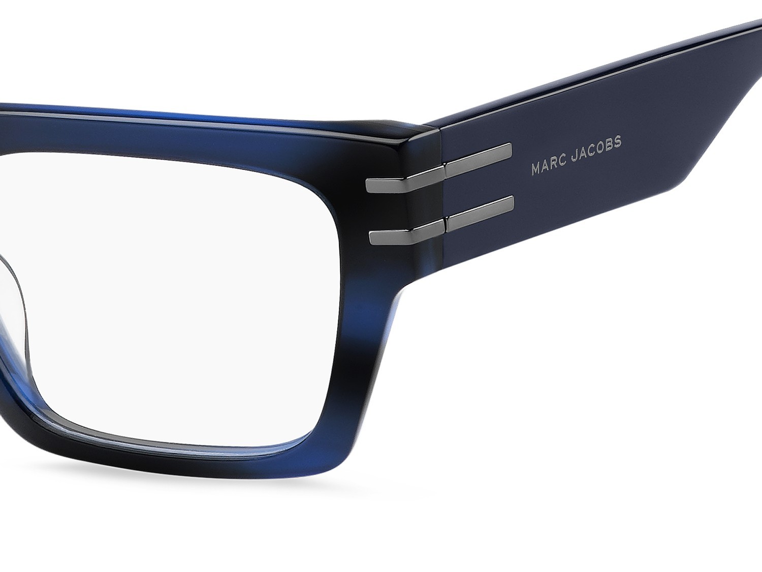 Eyeglasses Marc Jacobs 879 110295 38I color blue horn shape square 