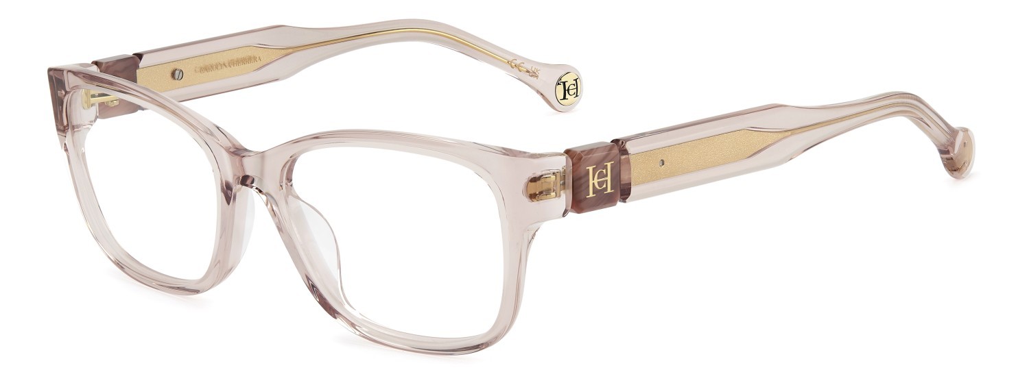 Eyeglasses Carolina Herrera Her 0329/G 110296 35J color pink shape rectangle 