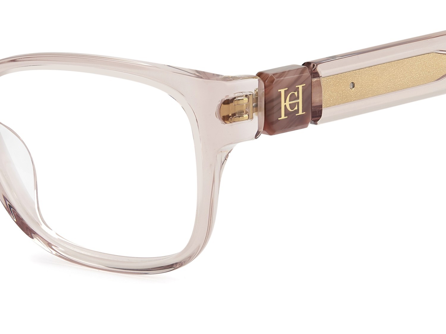 Eyeglasses Carolina Herrera Her 0329/G 110296 35J color pink shape rectangle 